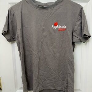 DC Gray Applebees Short Sleeve Tee with Crew Neck
